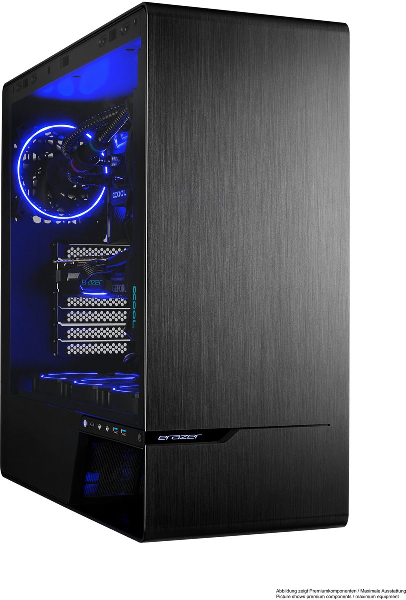 ERAZER® Enforcer X10, Intel® Core™ i9-14900KF, Windows 11 Home, NVIDIA® GeForce® RTX 4080 SUPER™, 2 TB SSD, 32 GB RAM, high-end gaming-pc (4061275228854)