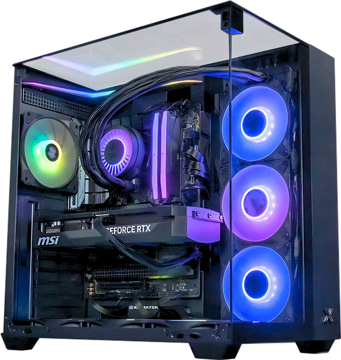 FlowUP Titan - Gaming PC - AMD Ryzen 7 9800X3D - MSI RTX 5070 Ti 16GB - 32GB DDR5 RAM - 2TB - Waterkoeling (5419980602183)