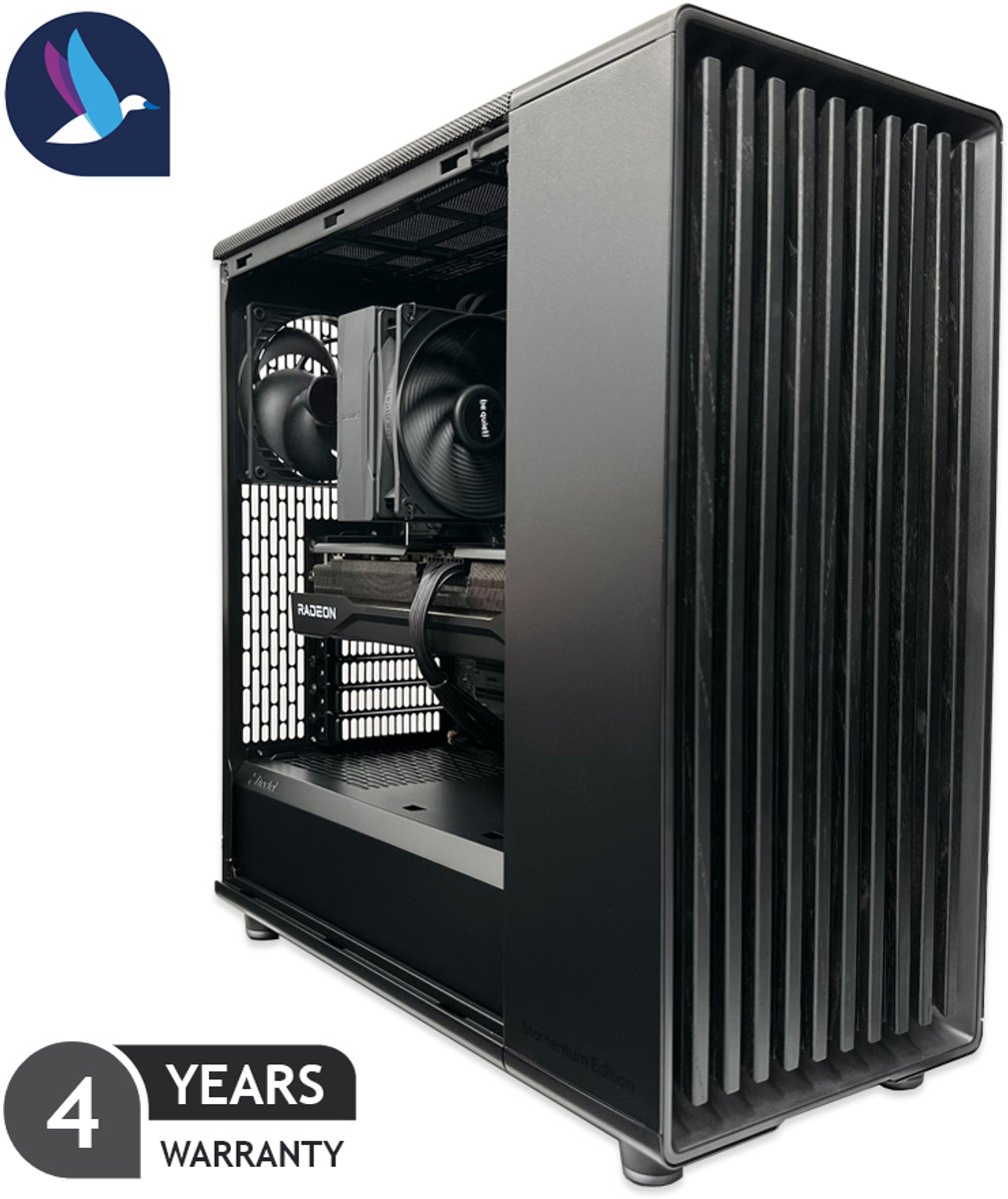 Fractal Design Momentum Gaming PC | AMD Ryzen 7 - 9800X3D | Radeon RX 9070 XT - 16 GB GDDR6 | 32 GB DDR5 | 1 TB SSD | WiFi | Bluetooth | Windows 11 Pro (8721447841828)