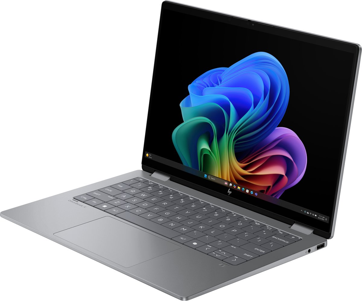 HP OmniBook X FlipNGAI OmniBook X Flip Next Gen AI 14-fm0014nb Copilot+ PC Intel Core Ultra 5 226V Hybride (2-in-1) 35,6 cm (14