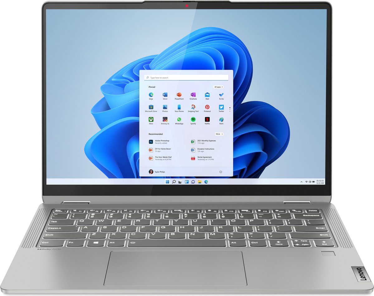 Lenovo IdeaPad Flex 5 14IAU7 Intel® Core™ i7 i7-1255U Hybride (2-in-1) 35,6 cm (14