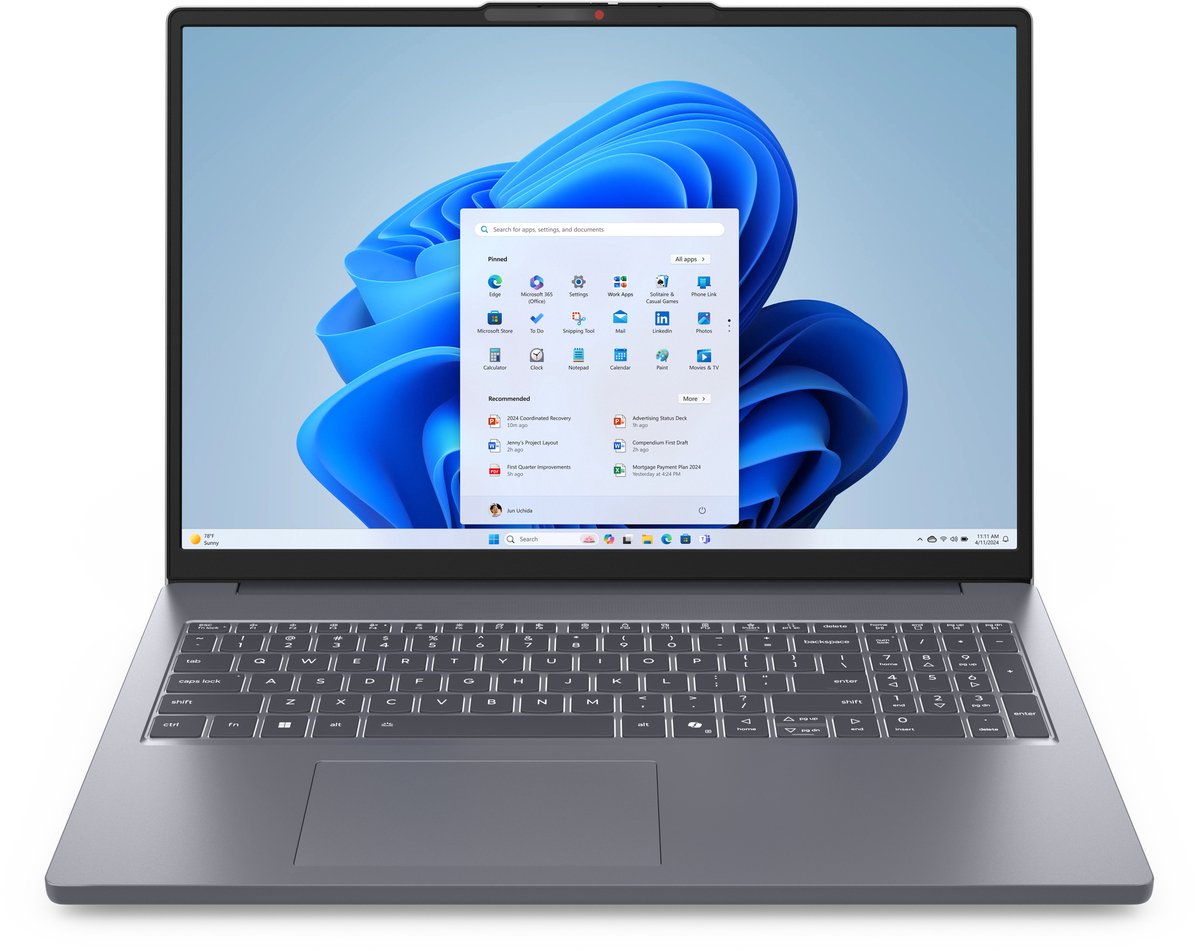 Lenovo IdeaPad Slim 3 16ARP10 AMD Ryzen™ 5 7535HS Laptop 40,6 cm (16