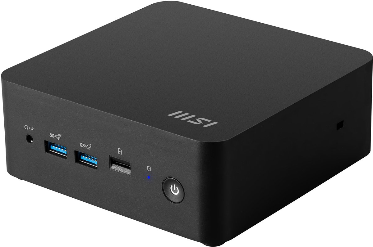 MSI Cubi NUC 1M-284EU Intel Core 7 150U 16 GB DDR5-SDRAM 1 TB SSD Windows 11 Pro Mini PC Zwart (4711377325455)