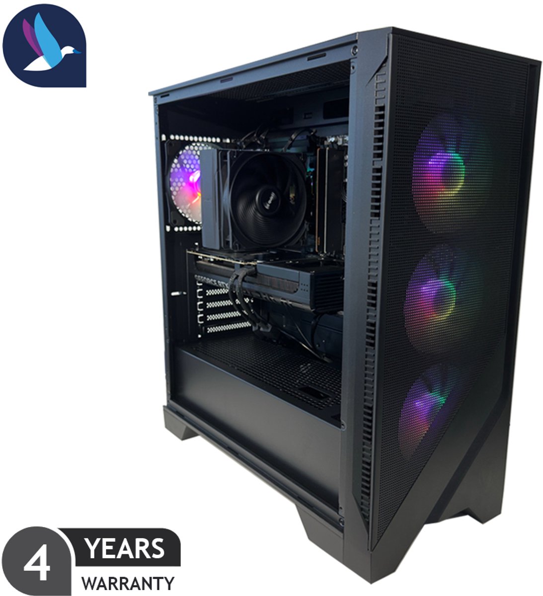 MSI Forge IV ARGB Gaming PC | AMD Ryzen 7 - 7800X3D | GeForce RTX 5080 - 16 GB GDDR7 | 32 GB DDR5 | 1 TB SSD - NVMe | WiFi | Bluetooth | Windows 11 Pro (8721447841507)