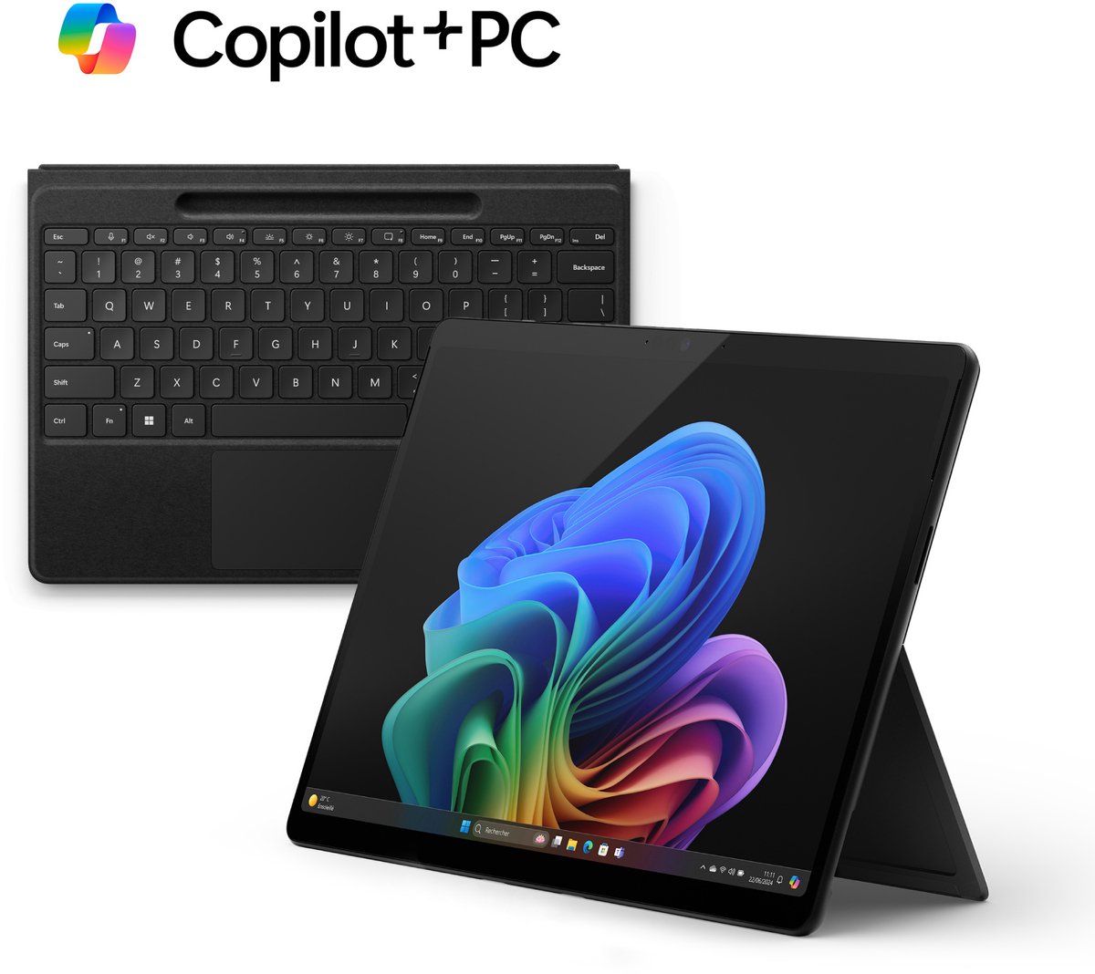 Microsoft Surface Pro 11 + Toetsenbord - 13 inch - Snapdragon X Plus/16GB RAM/512GB SSD - Zwart (0664404556688)