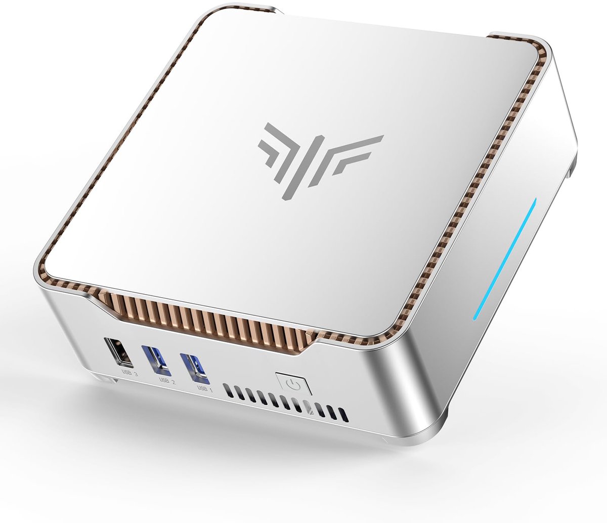 NiPoGi P2 Mini PC W-11 Pro, АMD Ryzen 4300U(tot 3,70 GHz) - 16 GB DDR4 1024 GB M.2 SSD Mini Desktop Computer - HDMI 2.0 - DP - Typ-C (8901606407700)