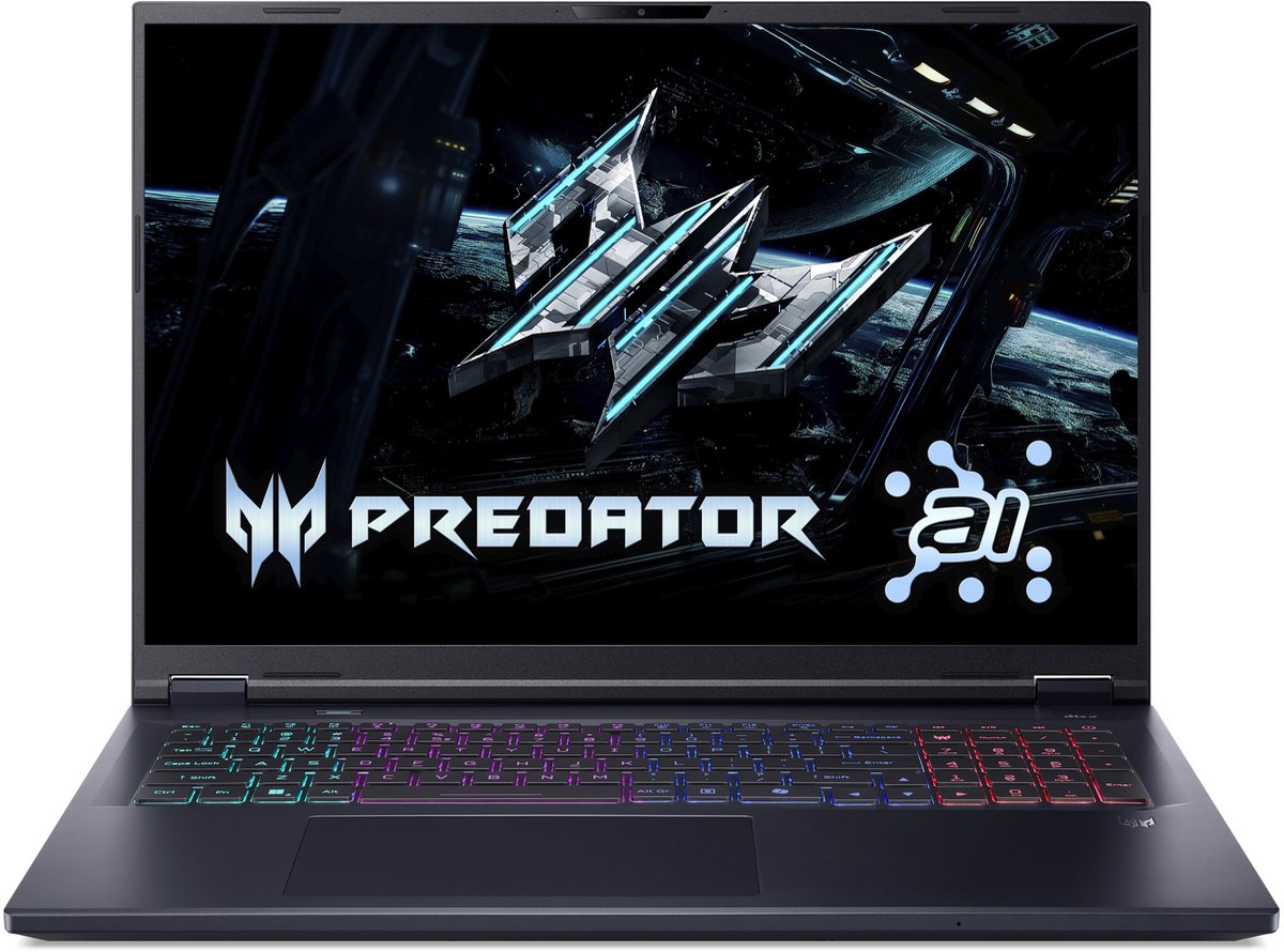 Predator Helios Neo 18 AI PHN18-72-97B5 - Gaming Laptop - 18 inch 165Hz - Core Ultra 9 - 32GB - 512GB SSD - RTX 5060 - Azerty (4711474846839)