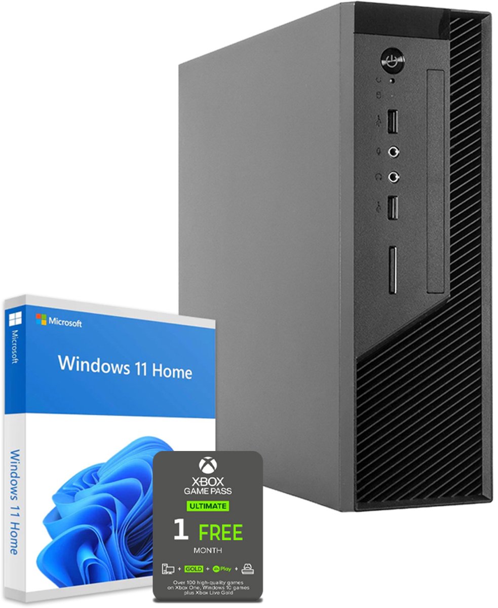 Sedatech Mini-PC Werkstation ITX · AMD Ryzen 5 4600G 6x 3.7GHz · Radeon Vega 7 · 32Gb RAM · 2Tb SSD M.2 · DVD-RW · WiFi · Bluetooth, USB C · CardReader · Windows 11 · Desktop computer (4056763465071)