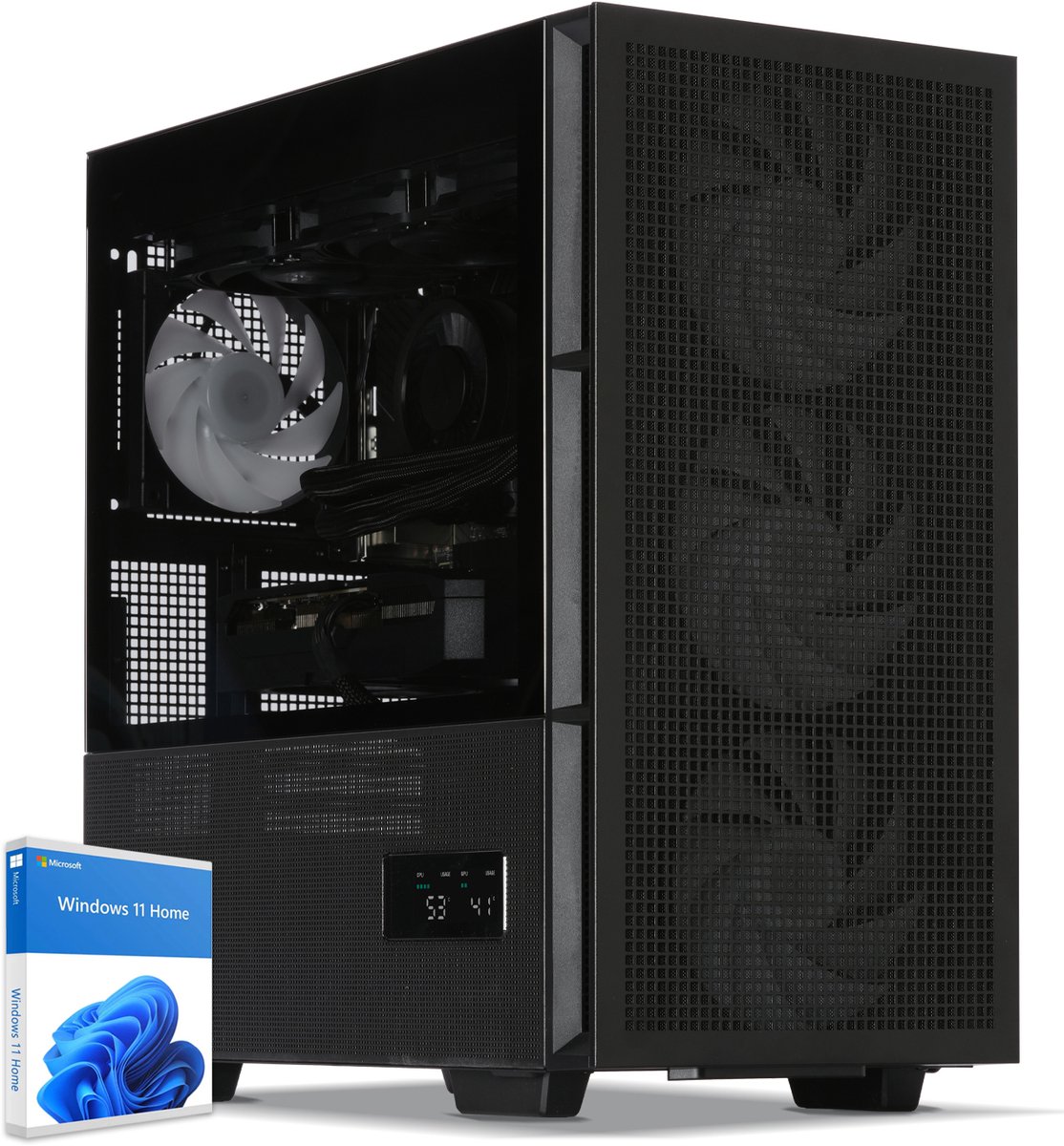 Sedatech Pro Gaming PC Waterkoeling · AMD Ryzen 9 9950X3D 16x 4.3GHz · Geforce RTX5070Ti · 32Gb DDR5 · 2Tb SSD M.2 · WiFi · Bluetooth, USB C · Windows 11 · Desktop computer (4070226047925)