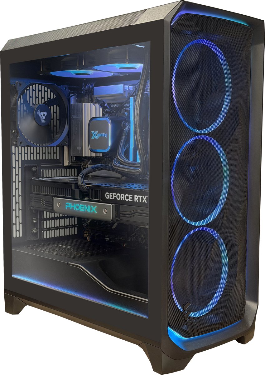 Xgaming Titan X Gaming PC - AMD Ryzen 7 9800X3D - Nvidia GeForce RTX 5080 - 4TB NVME SSD - 32GB DDR5 (8721225544620)