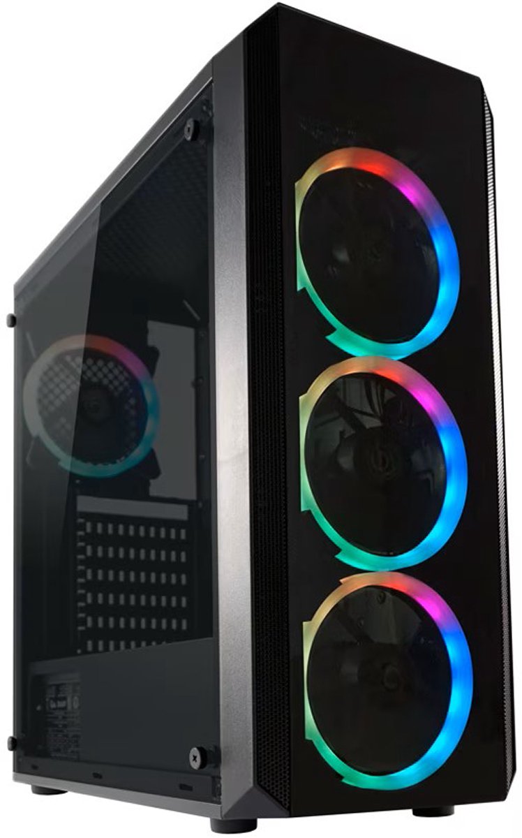 peta GamePC- AMD Ryzen 5 4500 - 16GB - 1.0TB SSD - Nvidia GeForce RTX3060 12GB - WiFi - Windows 11 Pro - Quad Lux (8721297301633)