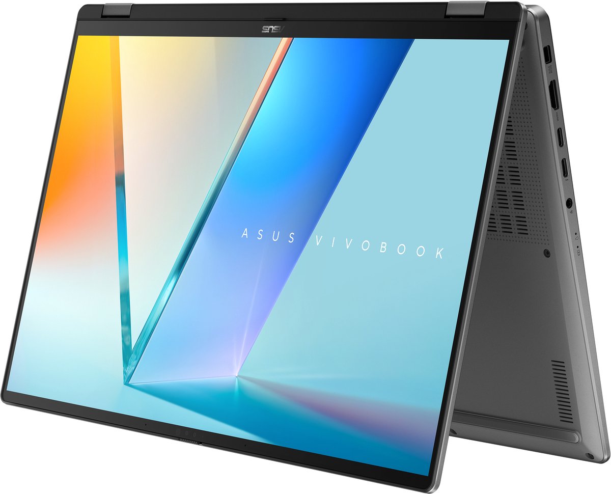 ASUS Vivobook 16 Flip TP3607SH-RJ052W - 2-in-1 Copilot+ Laptop - Core Ultra 7 - 32GB/1000GB - RTX 5050 - OLED - 16 inch - azerty (4711636108737)