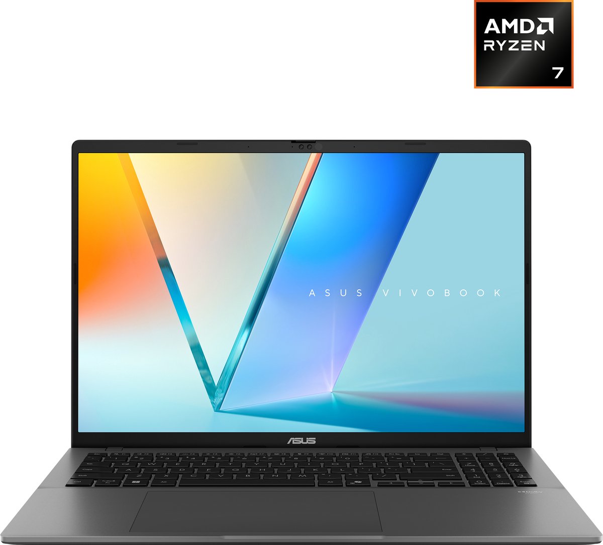 ASUS Vivobook S16 M3607GA-SH004W - Copilot+ Laptop - 16 inch - Ryzen AI 7 445 - 32GB/1TB (4711636354981)
