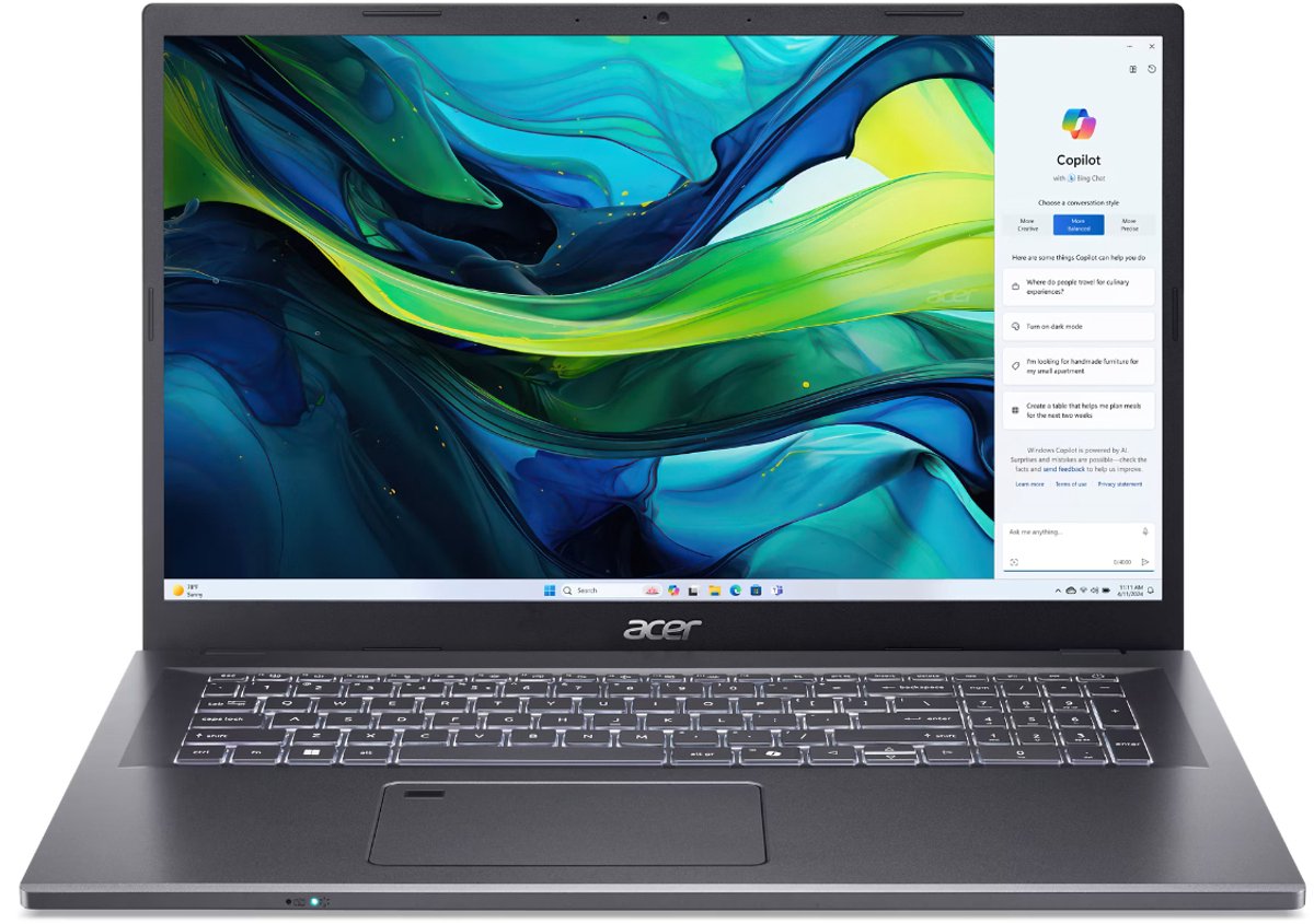 Acer Aspire 17 A17-51M-57XB Intel® Core™ i5 120U Laptop 43,9 cm (17.3