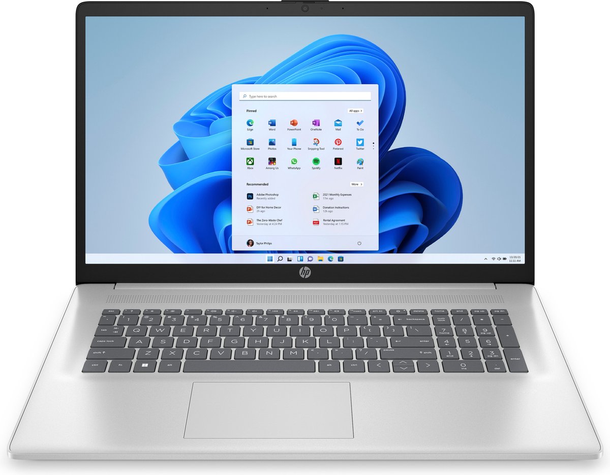 HP 17-cp3770nd - Laptop - 17.3 inch - Ryzen 7 - 16GB/1000GB - Windows 11 Home (0197497435825)