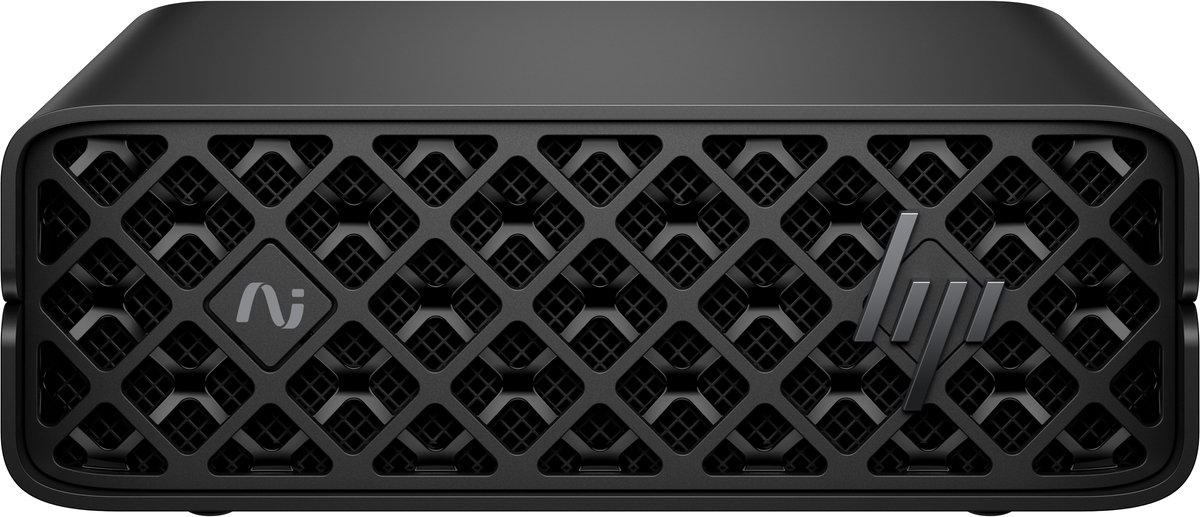 HP ZGX Nano G1n AI GB10 128 GB LPDDR5x-SDRAM 1 TB SSD Linux Mini PC Workstation AI Workstation, AI PC Zwart (0199764775993)