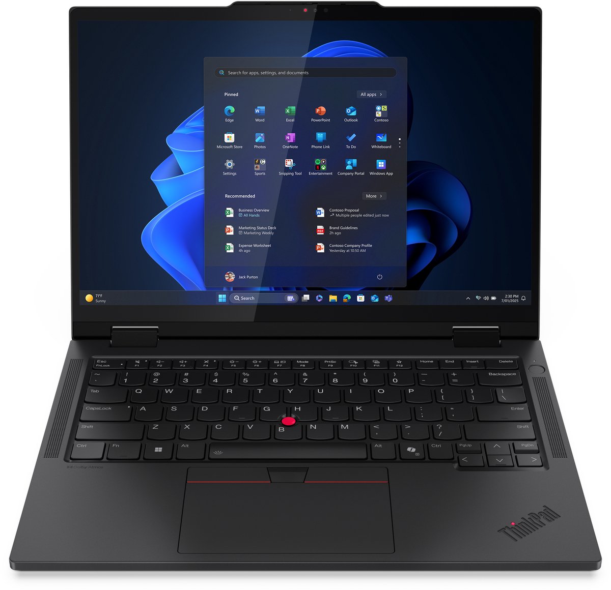 Lenovo ThinkPad T14s 2-in-1 Gen 1 Intel Core Ultra 7 255U Hybride (2-in-1) 35,6 cm (14