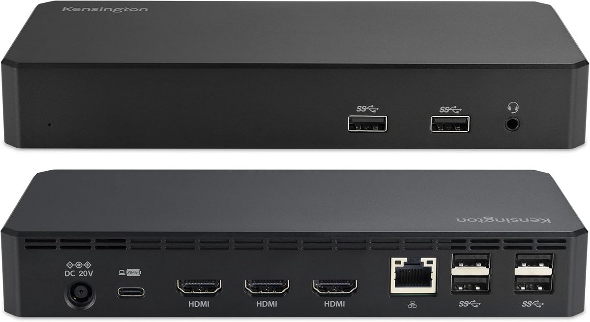 USB-C Dockingstation 11-in-1 met Triple Monitor Ondersteuning, 100W Power Delivery en Diverse Poorten (9101077926802)