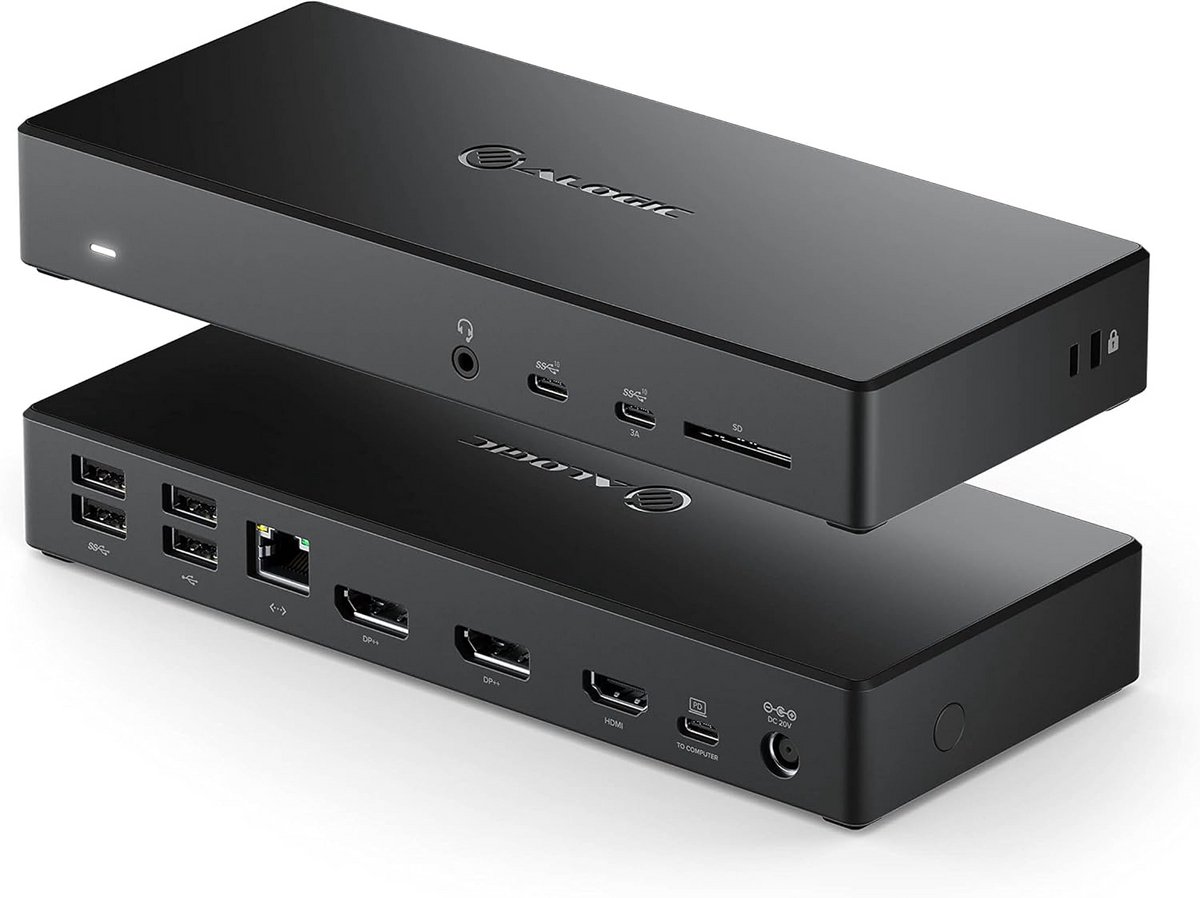 USB-C Triple Display Docking Station met 100W Opladen, DisplayPort, HDMI, USB 3.2, Ethernet & SD Kaartlezer (9101109270781)