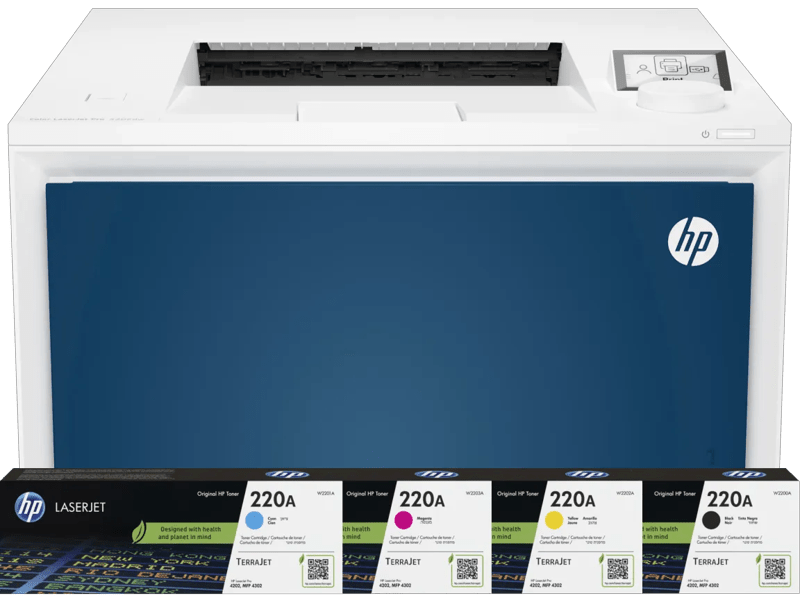 HP Color LaserJet Pro MFP 4202dw + 1 extra set toners (6151113736714)