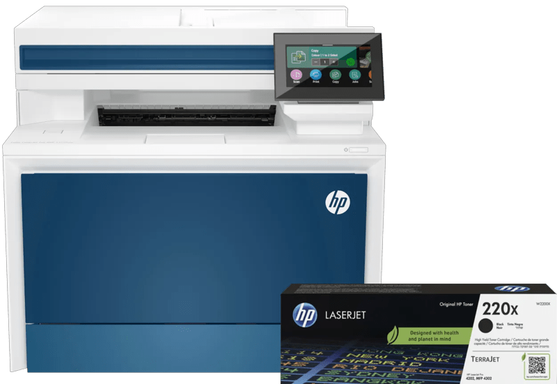 HP Color LaserJet Pro MFP 4302dw + 1 extra zwarte XL toner (6151113737759)