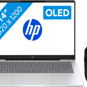 HP OmniBook 7 OLED Copilot+ PC 14-fr0970nb Azerty + HP 700 Oplaadbare Draadloze Muis (6151127772739)