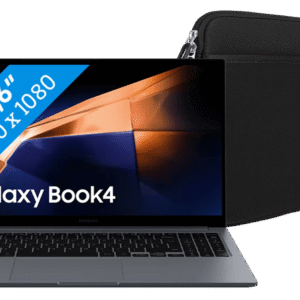 Samsung Galaxy Book4 NP750XGJ-KG1BE Azerty + BlueBuilt Laptophoes Zwart (6151124728777)