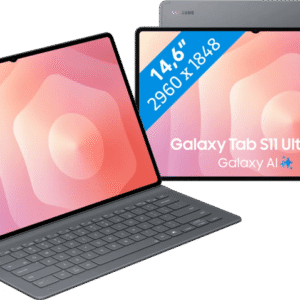 Samsung Galaxy Tab S11 Ultra 14,6 inch 512GB Wifi Grijs + Toetsenbord Hoes AZERTY (6151129817834)