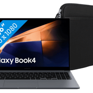 Samsung Galaxy Book4 NP750XGJ-KG1BE Azerty + BlueBuilt Laptophoes Zwart (6151124728777)