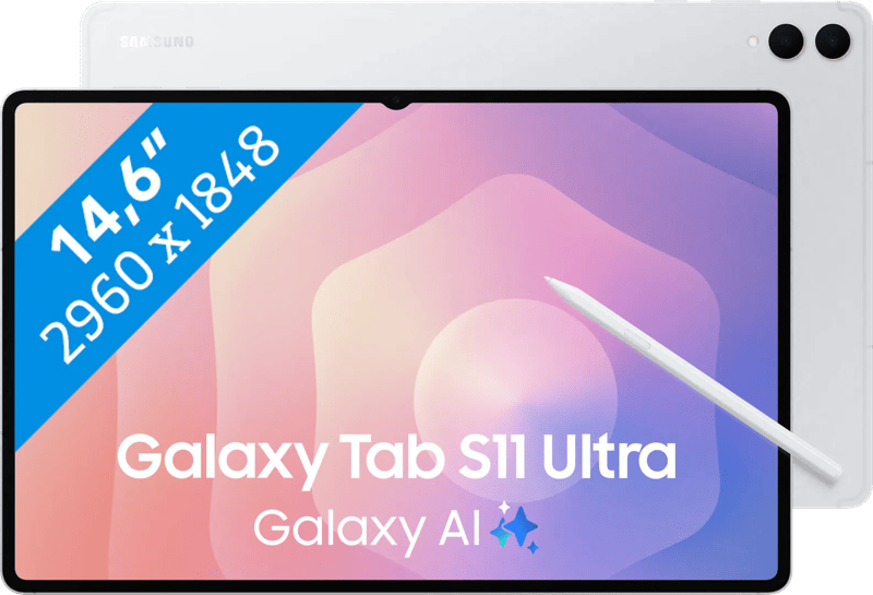 Samsung Galaxy Tab S11 Ultra 14,6 inch 512GB Wifi Zilver (8806097711100)