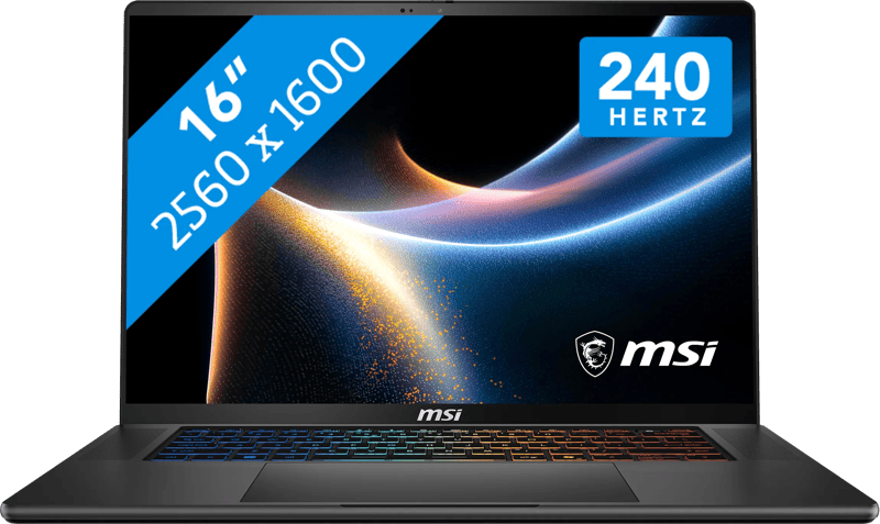 MSI Stealth 16 AI+ OLED Copilot+ PC B3WH-015BE Azerty (4711377434362)