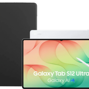 Samsung Galaxy Tab S12 Ultra 14,6 inch 256GB Wifi Zilver + BlueBuilt Book Case Zwart (6156414495483)