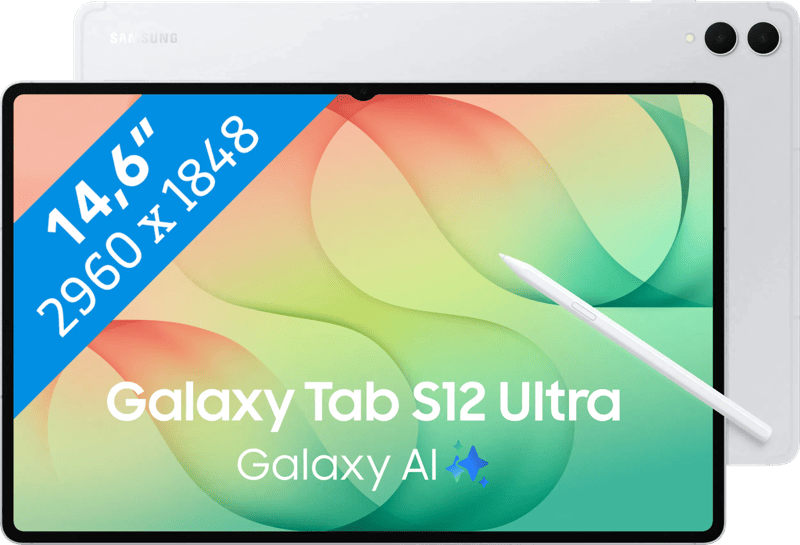 Samsung Galaxy Tab S12 Ultra 14,6 inch 512GB Wifi Zilver (8806099397814)